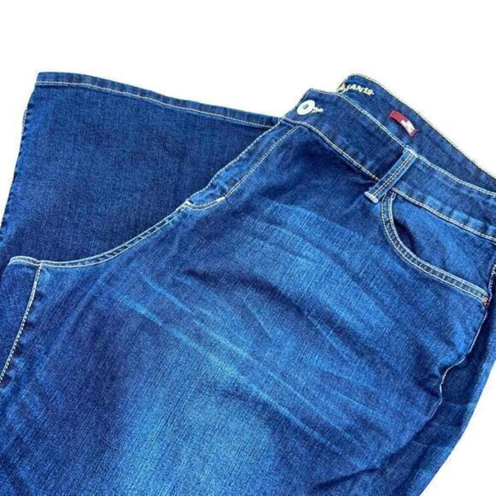 Arizona Jeans High Rise Dark Blue Denim Junior's Size 24 Jrs Plus‎ Curvy Boot